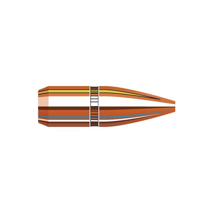 Ogives 22 CAL .224 55 gr HP avec cannelure x 6000 Hornady 2263B