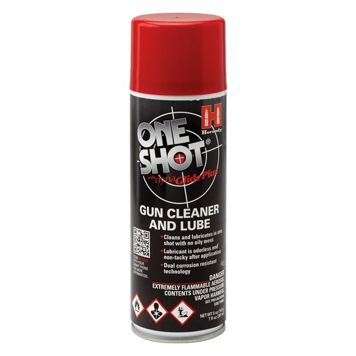 One Shot® Gun Cleaner 5 Oz w/Dyna Glide Plus 5oz Hornady 9990