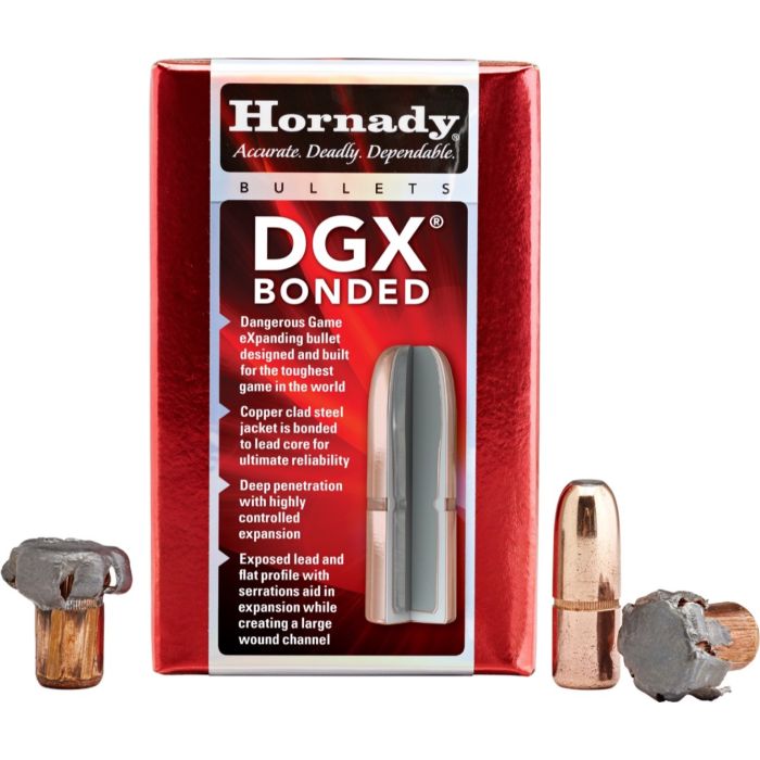 Balles 375 cal .375 300 gr DGX® Bonded x 50 Hornady