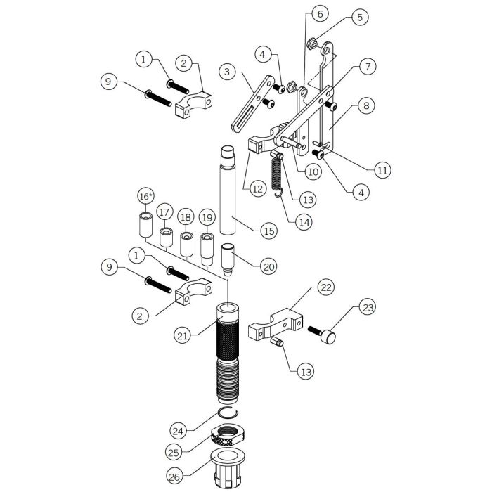 Pièce détachée Hornady Lock-N-Load® CAPD Measure Link Pièce détachée Hornady Lock-N-Load® CAPD Measure Link