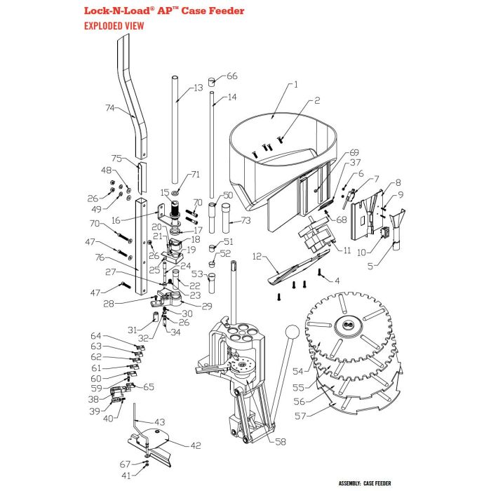 Pièce détachée Hornady Lock-N-Load® AP "1/4-20 Hex Head Nut"