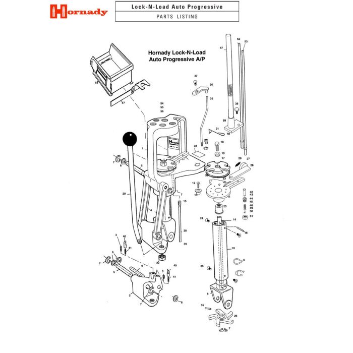 Pièce détachée Hornady Lock'n Load Auto-Progressive "Shell plate hold down key"