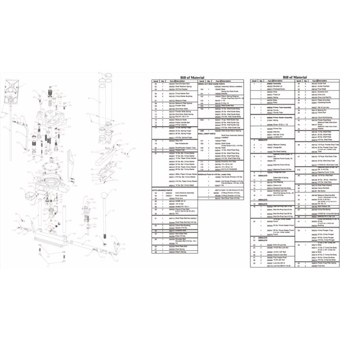 Pièce détachée Hornady "Cap ring die size 12GA" Presse 366 390029