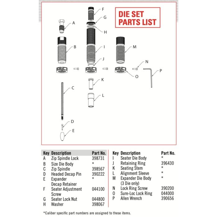 Pièce détachée outil Hornady "Alignment sleeve .451-45ACP" 396400