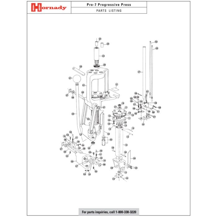 Pièce détachée Hornady Pro-7 "Nut-nex 10-32"