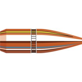 Ogives 22 CAL .224 55 gr HP avec cannelure x 6000 Hornady 2263B