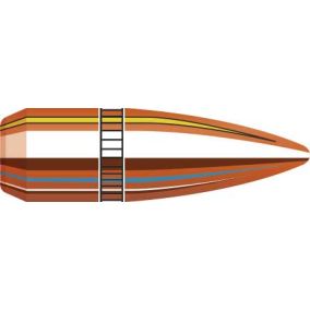 Balles 22 Cal .224 55 gr FMJ-BT avec cannelure x 100 Hornady 