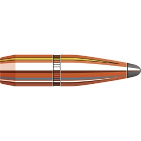 Balles 25 Cal .257 117 gr InterLock BTSP  x 100 Hornady