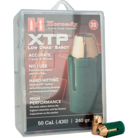 Balles 44 Cal 240 gr HP XTP® avec sabot Low Drag 50 Cal