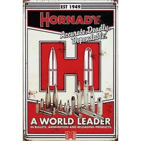 Plaque décorative Hornady Vintage
