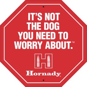 Plaque décorative Hornady "Stop"