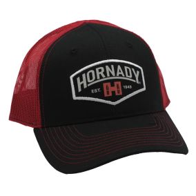 Casquette Hornady Black & Red Established Mesh