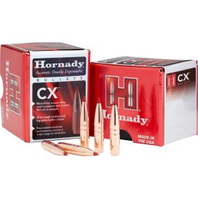 Ogives 6.5mm .264 90 gr CX® x 50 Hornady - sans plombs