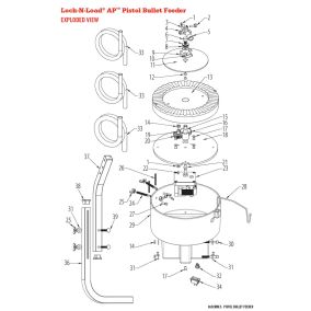Pièce détachée Hornady Pistol bullet Feeder "Spur Gear 1.2000 P.D., 24 Tooth"