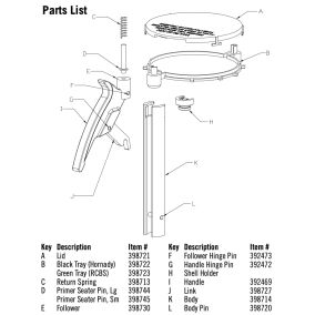 Pièce détachée Hornady pince à amorcer "Return Spring"