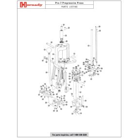 Pièce détachée Hornady Pro-7 "Nut-nex 10-32"